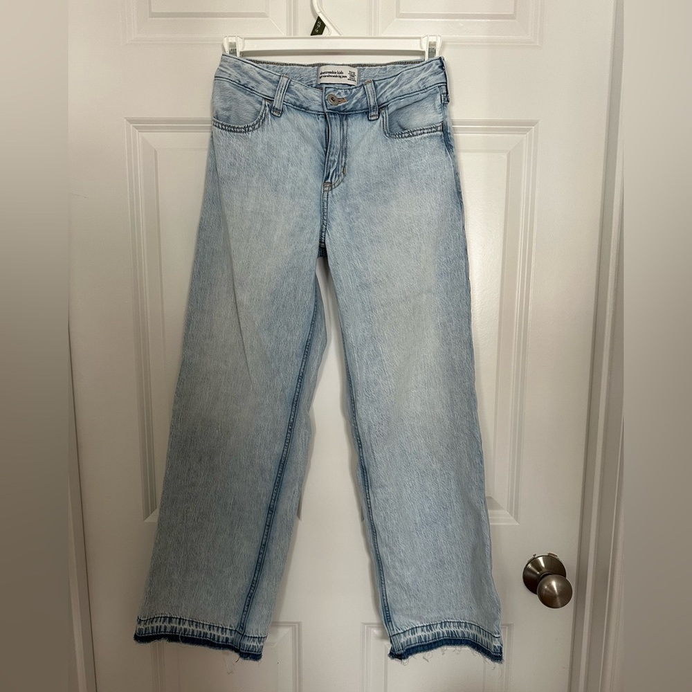 Abercrombie Kids Light Blue Straight Leg Jeans